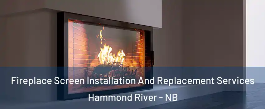  Fireplace Screen Installation And Replacement Services Hammond River - NB
