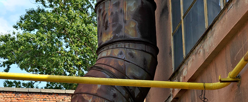 Lightning Protection Installation System for Industrial Chimneys in Quispamsis, New Brunswick