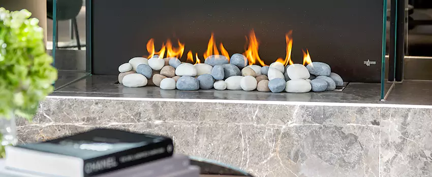 Double-Height Fireplace Design Refurbishment in Quispamsis, New Brunswick