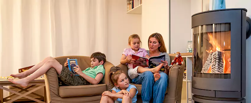 Outdoor Morso Fireplace Broken Screen Replacement in Quispamsis, New Brunswick