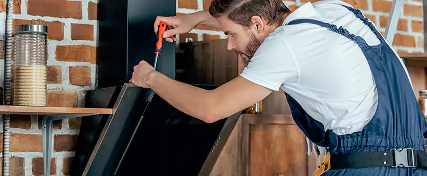 Old Rusted Metal Fireplace Repair And Replacement in Quispamsis, NB